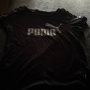 Puma Essentials Black Tee Shirt (M)